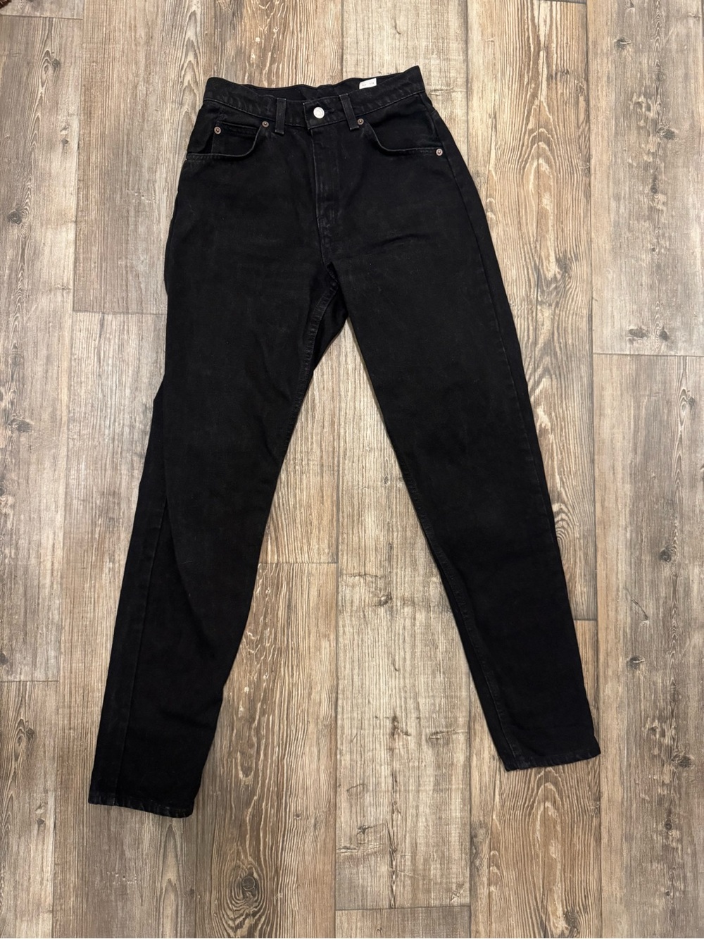 Vintage 1996 Levi’s 10962 Black Orange Tab Jeans Made in USA Size 7 M